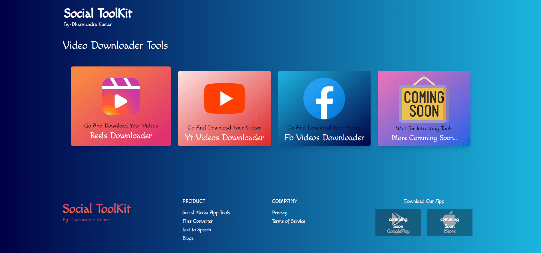 Video Downloader Website