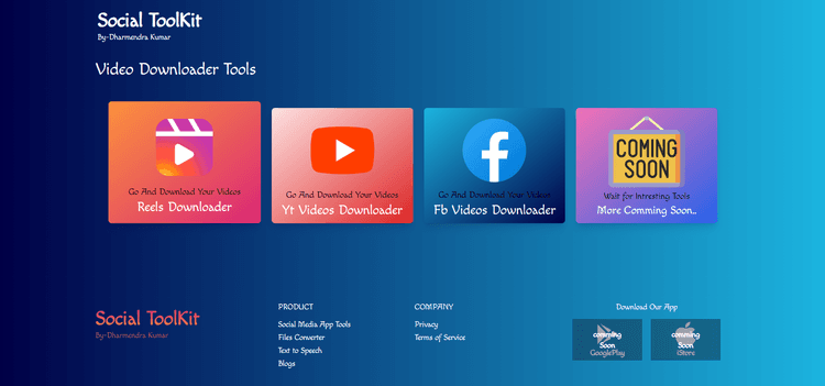 Video Downloader Website