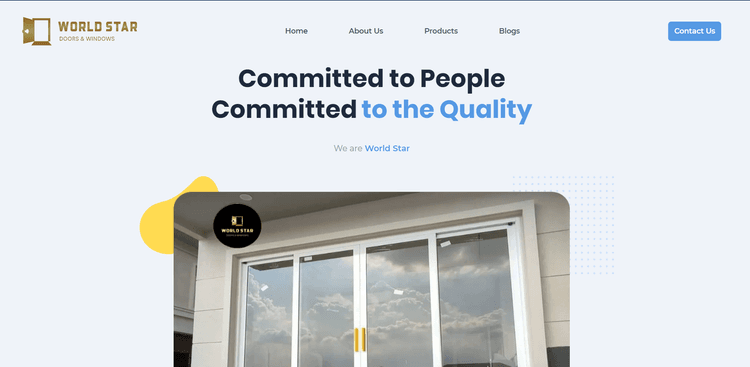 Door and Windows Company Website